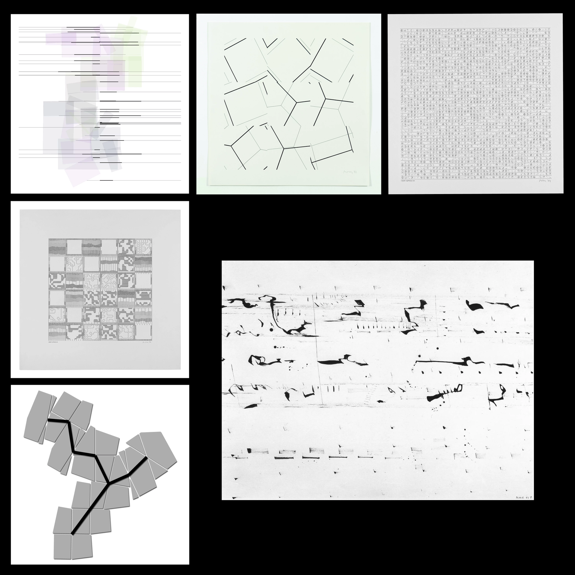 Pioneers of Generative Art: Manfred Mohr